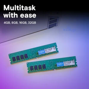 رم کامپیوتر DDR4 تک کاناله کروشیال فرکانس 3200 مگاهرتز CL 22 مدل CT16G4DFRA32A ظرفیت 16 گیگابایت