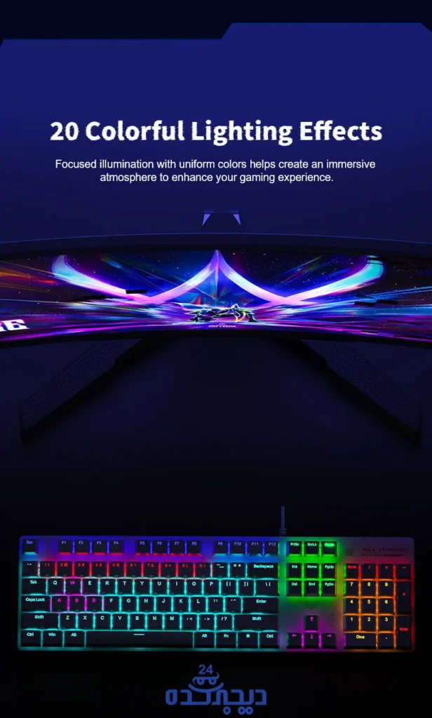 کیبورد گیمینگ RGB